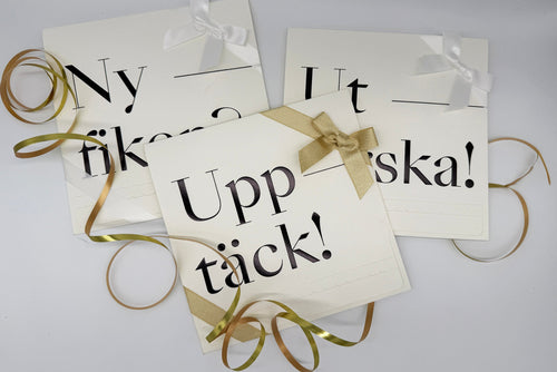 Skicka present till vem?