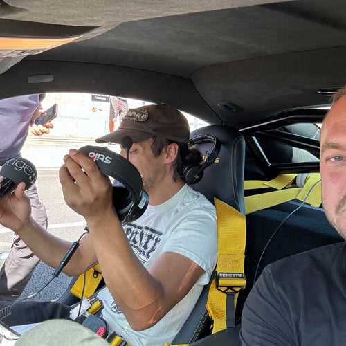 Medåkning supersportbil