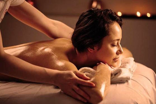 Massagebehandling - chokladmassage