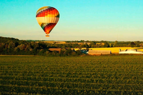 flyg luftballong i Skåne