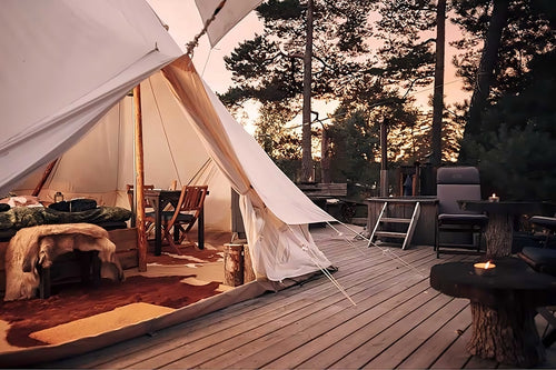Glamping all inclusive i Mariestad