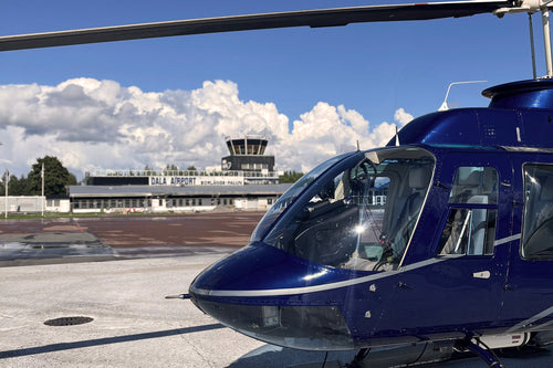 helikoptertur i Falun