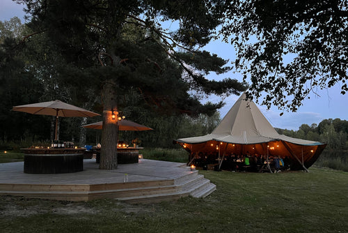 övernattning i Vildmarksbyn