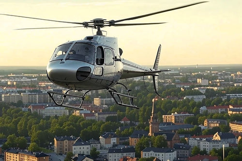 Privat helikoptertur i Falun