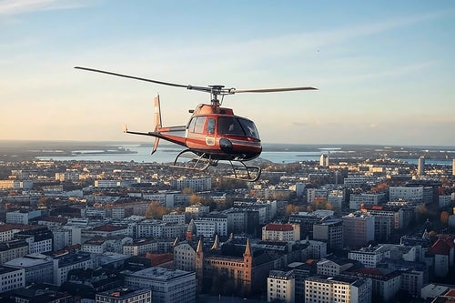 Privat helikoptertur i Västerås