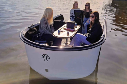 Privat sightseeing i elbåt i Arvika