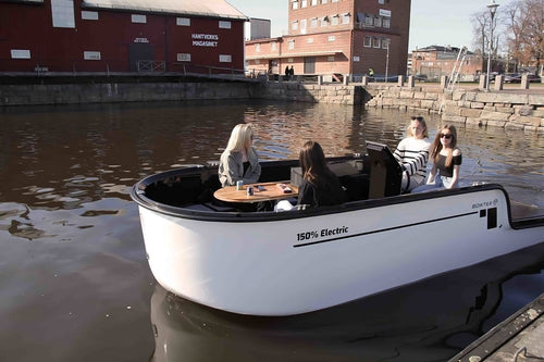 Privat sightseeing i elbåt i Växjö
