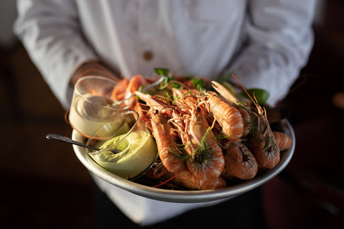 Räkfrossa till havs