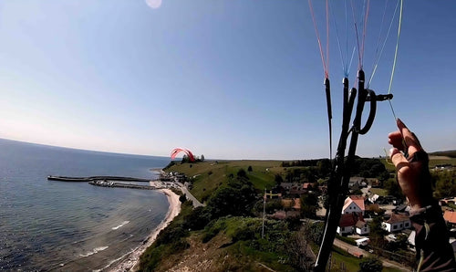 Skärmflygning i Kåseberga