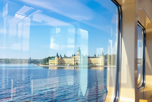 slottsutflykt med båt