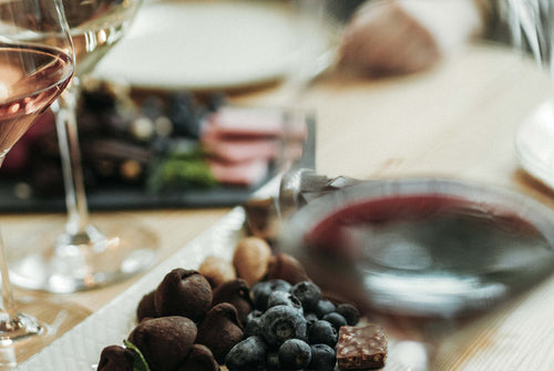 vin och chokladprovning