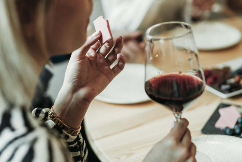 vin och chokladprovning