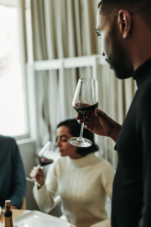 lakrits och vinprovning